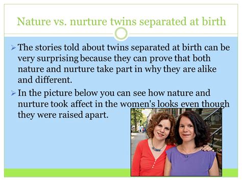 2025: Nature and Nurture - The Ultimate Twins Study