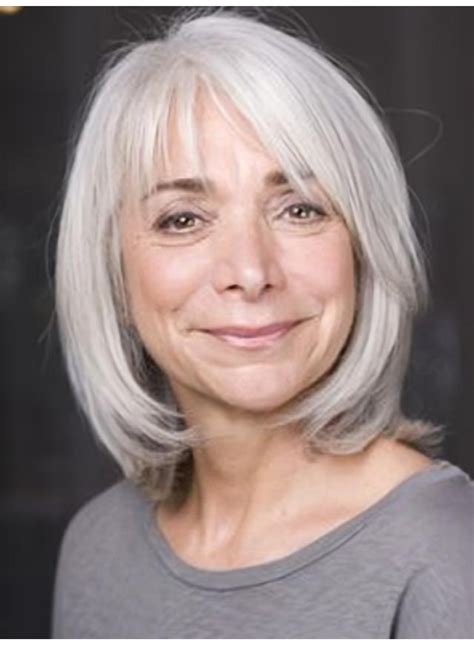 2025: Silver Lady Chin Length Bobs Straight Lace Front Wigs that Rule