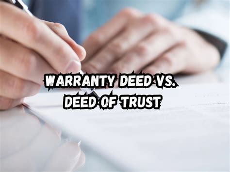 2025: Ultimate Guide to Warranty Deeds vs. Special Warranty Deeds