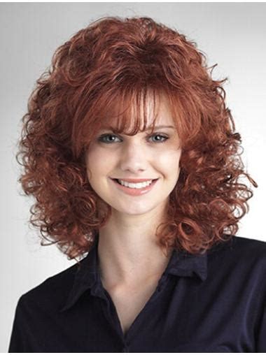 2025: Unveil the Secrets of Effortless Auburn Curly Shoulder Length Wigs