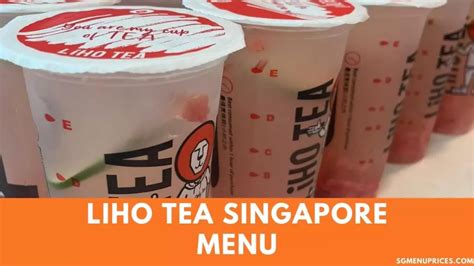 2025 Menu Showdown: 吃 茶 三 千 Singapore VS LiHO