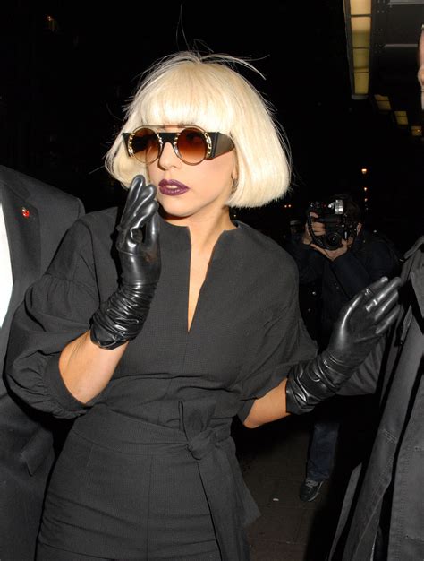 2025 Blonde VS. Black Straight Chin-Length Lady Gaga Wigs