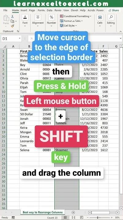 2025 Excel Power Move: Shortcut to Add Columns Like a Pro