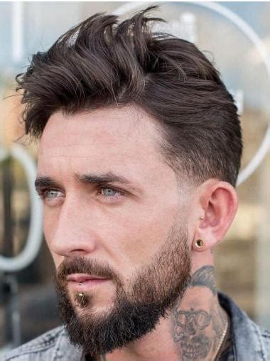 2025 Men's Wig Trends: Brown Straight Shoulder Length