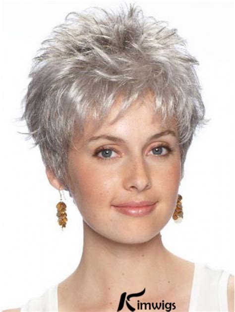 2025 Short Sassy Wigs Boycuts Synthetic Lace Front Short Grey Wigs: A Revolution in Hair Fashion