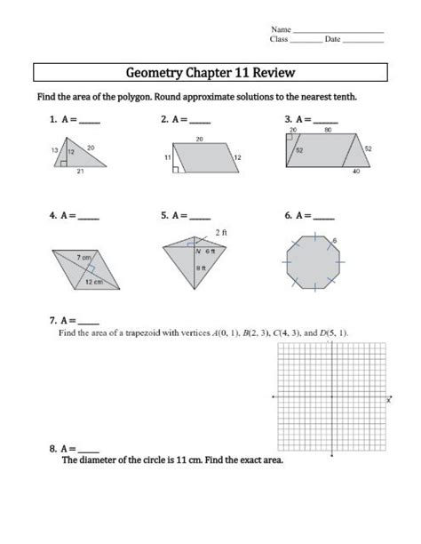 205 holt geometry chapter 11 section quiz lessons 11 1 theough 11 3 answers Doc