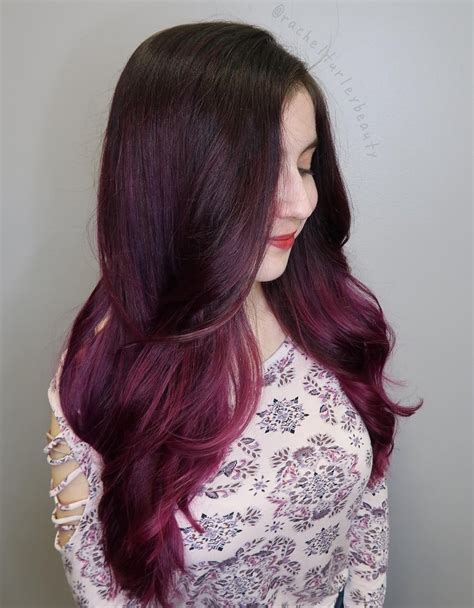 21 Burgundy Ombre Hair Ideas to Fall in Love With