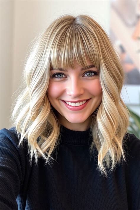 21 Dark Blonde Hair Bangs for a Chic and Effortless Look