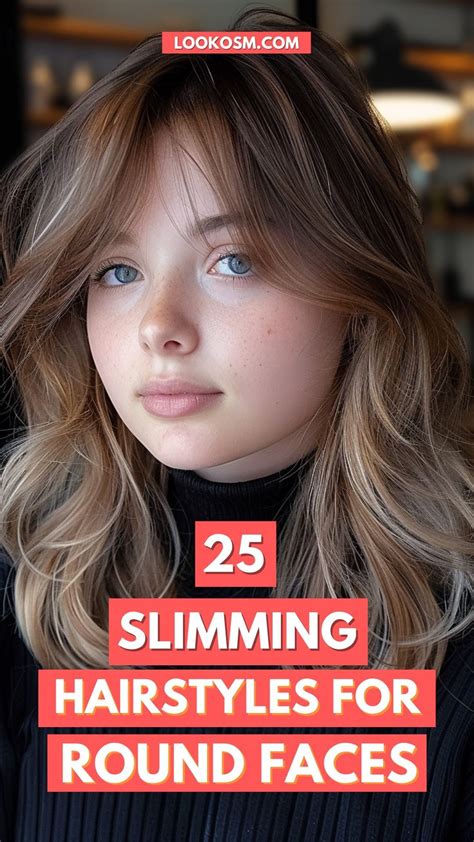 21 Flattering Hairstyles for Round Faces: A Face-Slimming Guide