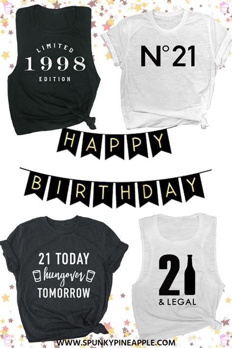 21st Birthday Shirts: Celebrate Your Milestone in Style