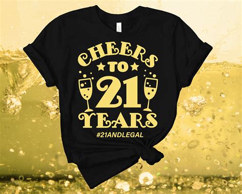 21st birthday shirts