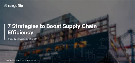 21st-Century Logistics and Supply Chain Management: A Journey to Efficiency