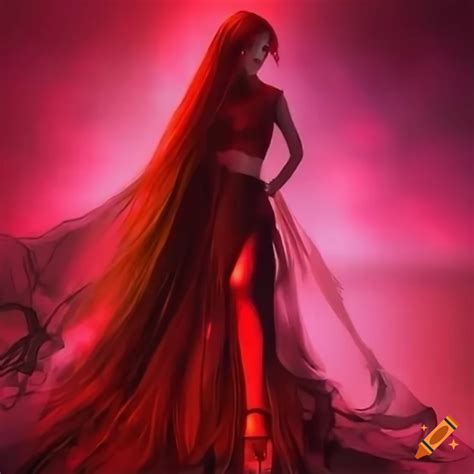 22 Captivating Characters with Fiery Red & Ebony Black Hair