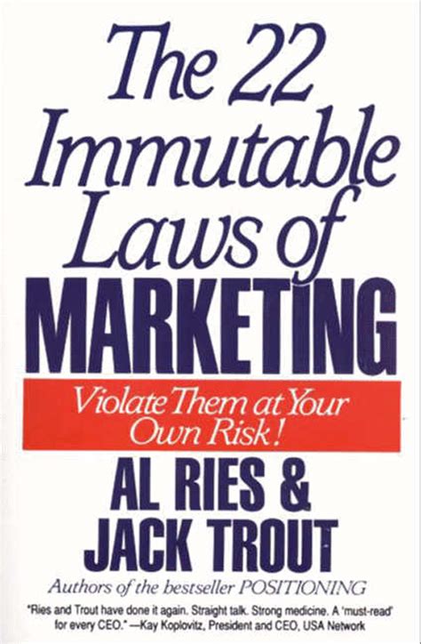 22 immutable laws of marketing pdf Epub