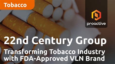 22nd Century Group Inc.: Redefining the Future of Tobacco