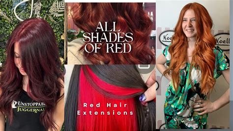 23 Enchanting Red Hair Color Extensions for a Fiery Transformation