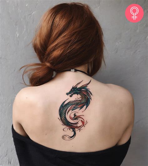 23 Tattoo on Back Dragon Designs That Will Make You Roar with Excitement