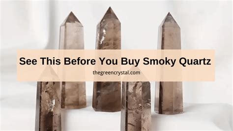 23 Vital Things You Should Know Before Buying a Smoky Quartz Cluster