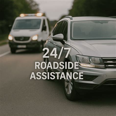 24/7 Roadside Assistance: