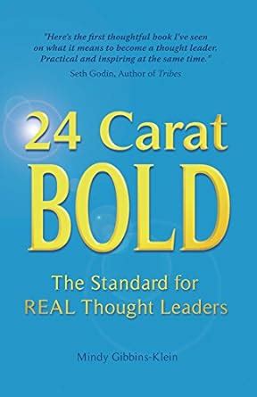 24 carat bold the standard for real thought leaders Epub