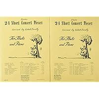 24 short concert pieces flute and piano 2 book set flute and piano Reader