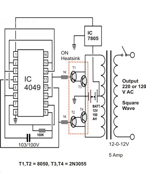 24vdc to 220vac inverter circuit diagram Kindle Editon