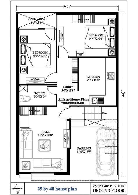 25 40 house plan