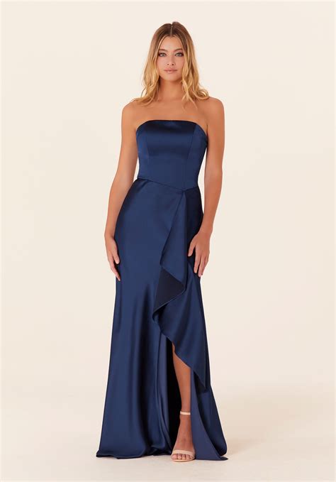 25 Strapless Satin Dress Styles for Every Occasion