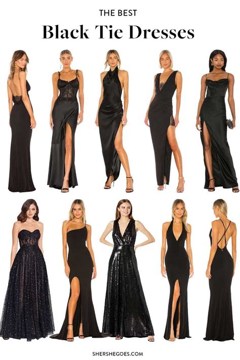 25 Stunning Female Black Tie Dresses for a Memorable Night Out