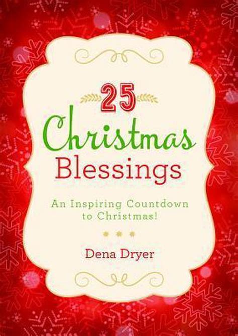 25 christmas blessings an inspiring countdown to christmas Epub