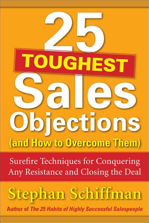 25 toughest sales objections and how to overcome them Reader