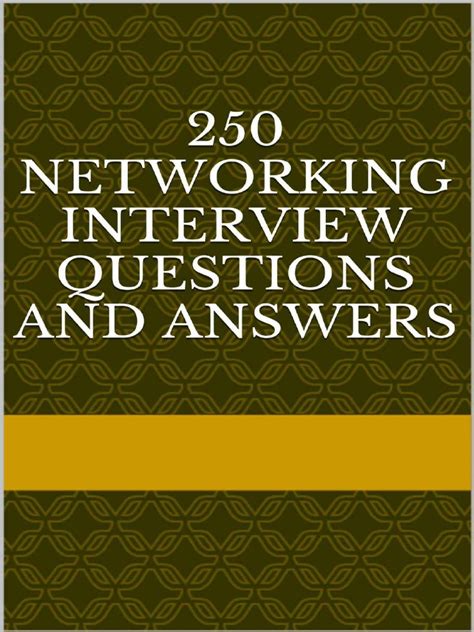 250 networking interview questions and answers Reader