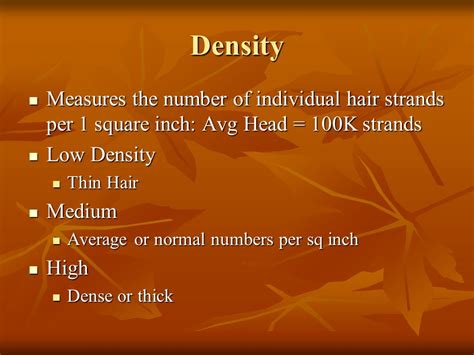 250 strands per square inch density: