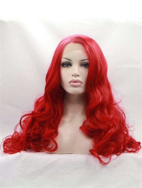 27" Curly Synthetic Red Without Bangs Long Lace Front Wigs for 2025: A Comprehensive Guide