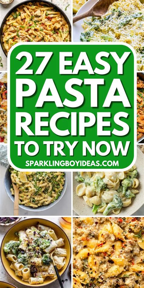 27 Pasta Easy Recipes Epub