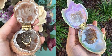 27 Unique Geode Ring Box Ideas That Will Leave You Speechless