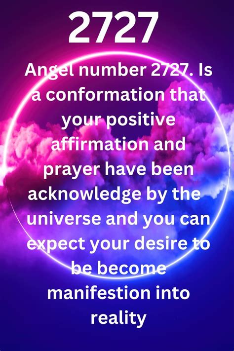 2727 Angel Number Meaning: A Divine Message of Encouragement and Self-Belief