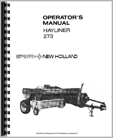 273 new holland owners manual Epub