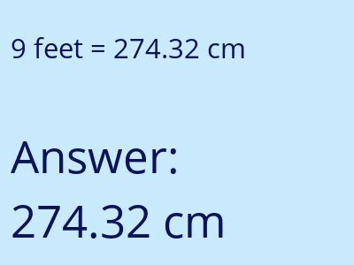 274.32 centimeters