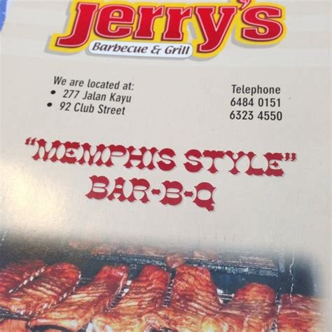 277 jln kayu jerry's barbecue & grill singapore 799505