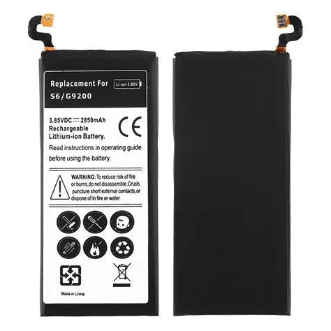 2850mAh Li Ion Battery Replacement Samsung PDF