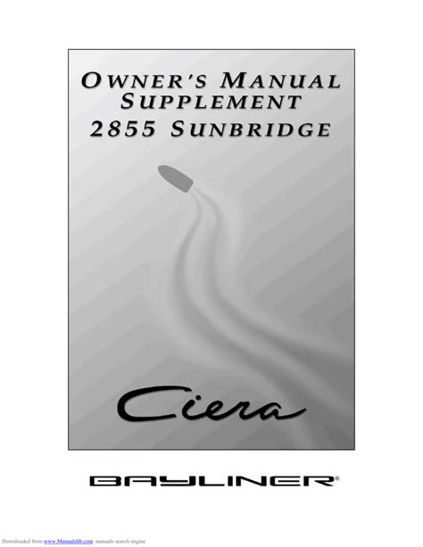 2855 Bayliner Manual Ebook Reader