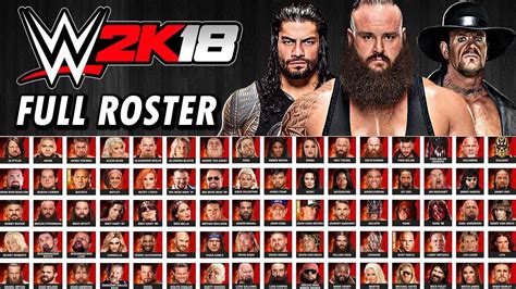 2K18 WWE Roster: The Complete Guide