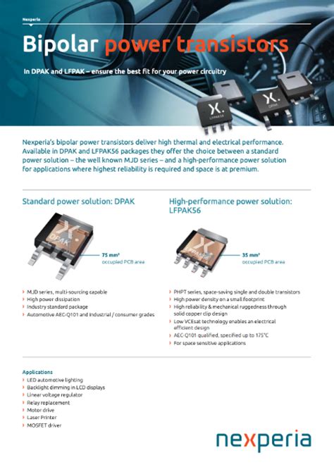 2SD1664T100Q: The Epitome of Power Transistors for Your Cutting-Edge Applications