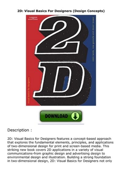 2d visual basics for designers design concepts Kindle Editon