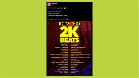 2k24 Soundtrack: A Symphony of Sound for the Game of the Year