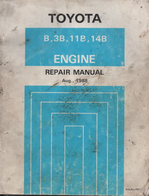 2l 3l engine repair manual pub no rm123e PDF