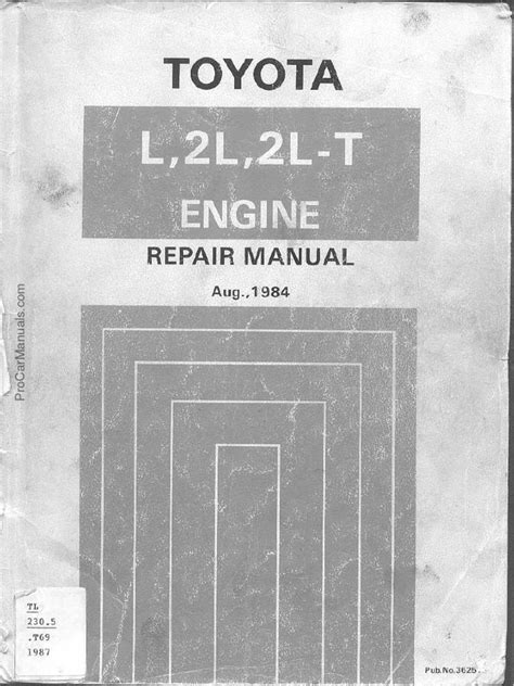 2l t engine manual Kindle Editon