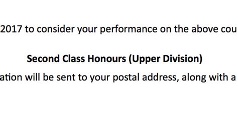 2nd Class Upper Honours: A Guide to Success