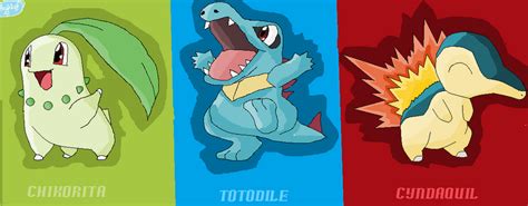 2nd gen pokemon starters